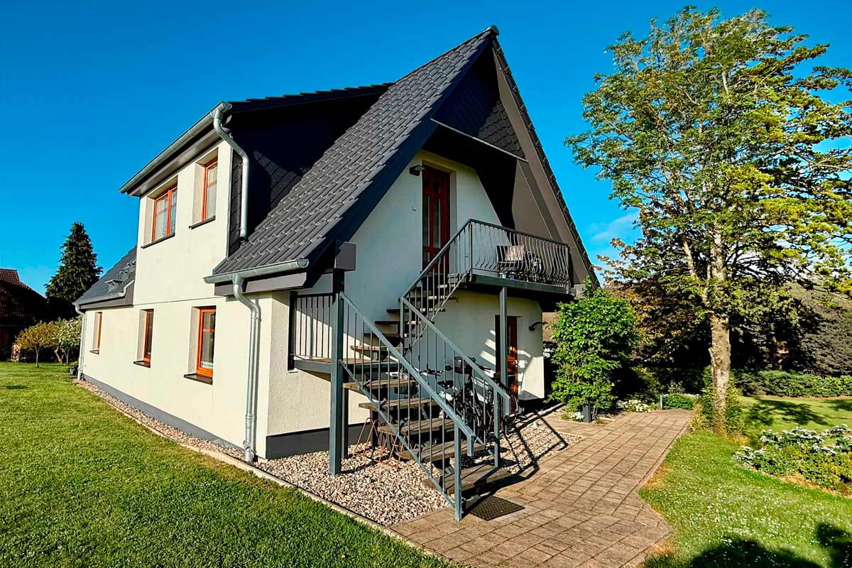 Aufgang zur Fewo Utkiek