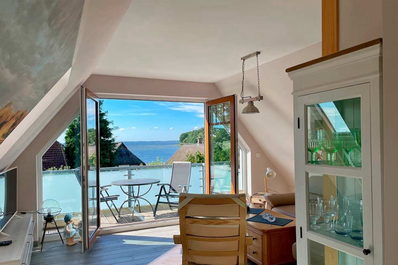 Blick Richtung Dachterrasse 